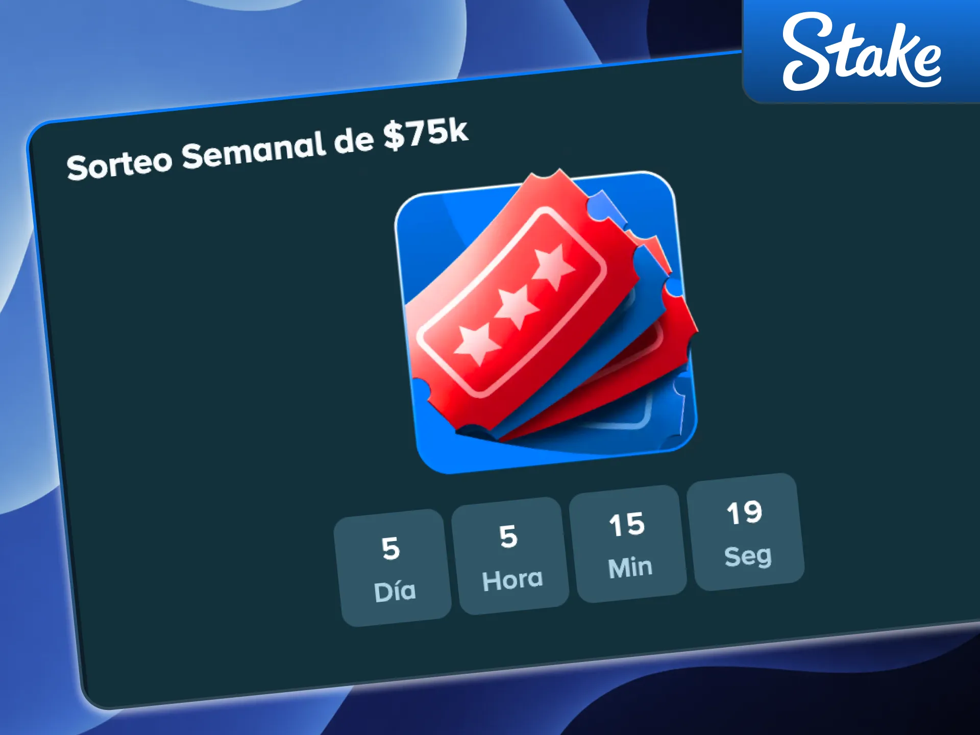 Aprovecha el Bono Mensual de Stake para aumentar tu saldo de juego.