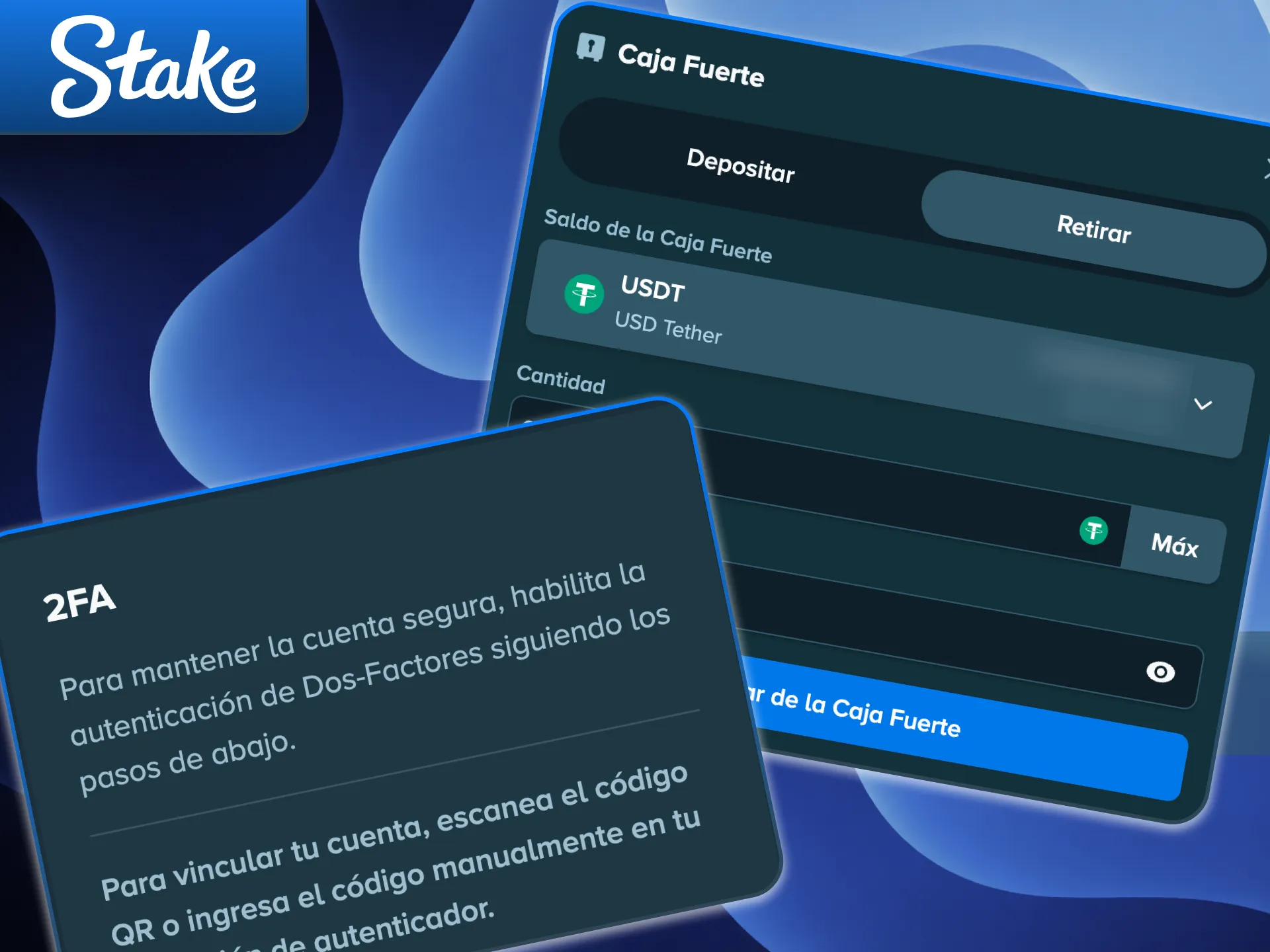 Maximizá tu protección con la configuración de retiro y 2FA en Stake.